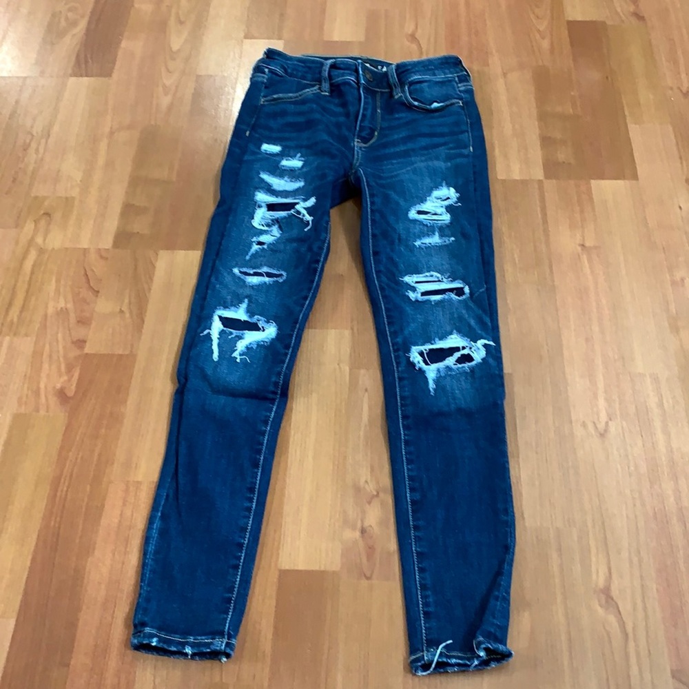 Womens American Eagle Jeans Size 0 Short Length Perfect for Growing Tweens/Teens